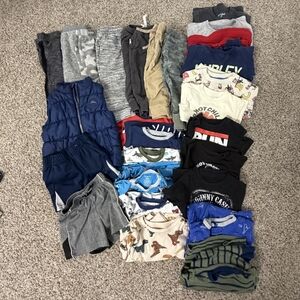 Variety Of 18 Months Clothing Bundle - Blue, Gray, Red, Black